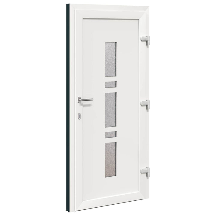 Hoveddør Antracit 108 x 208 cm PVC
