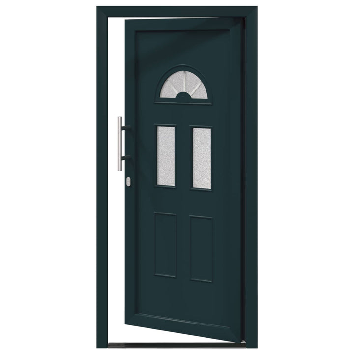 Hoveddør Antracit 98 x 208 cm PVC
