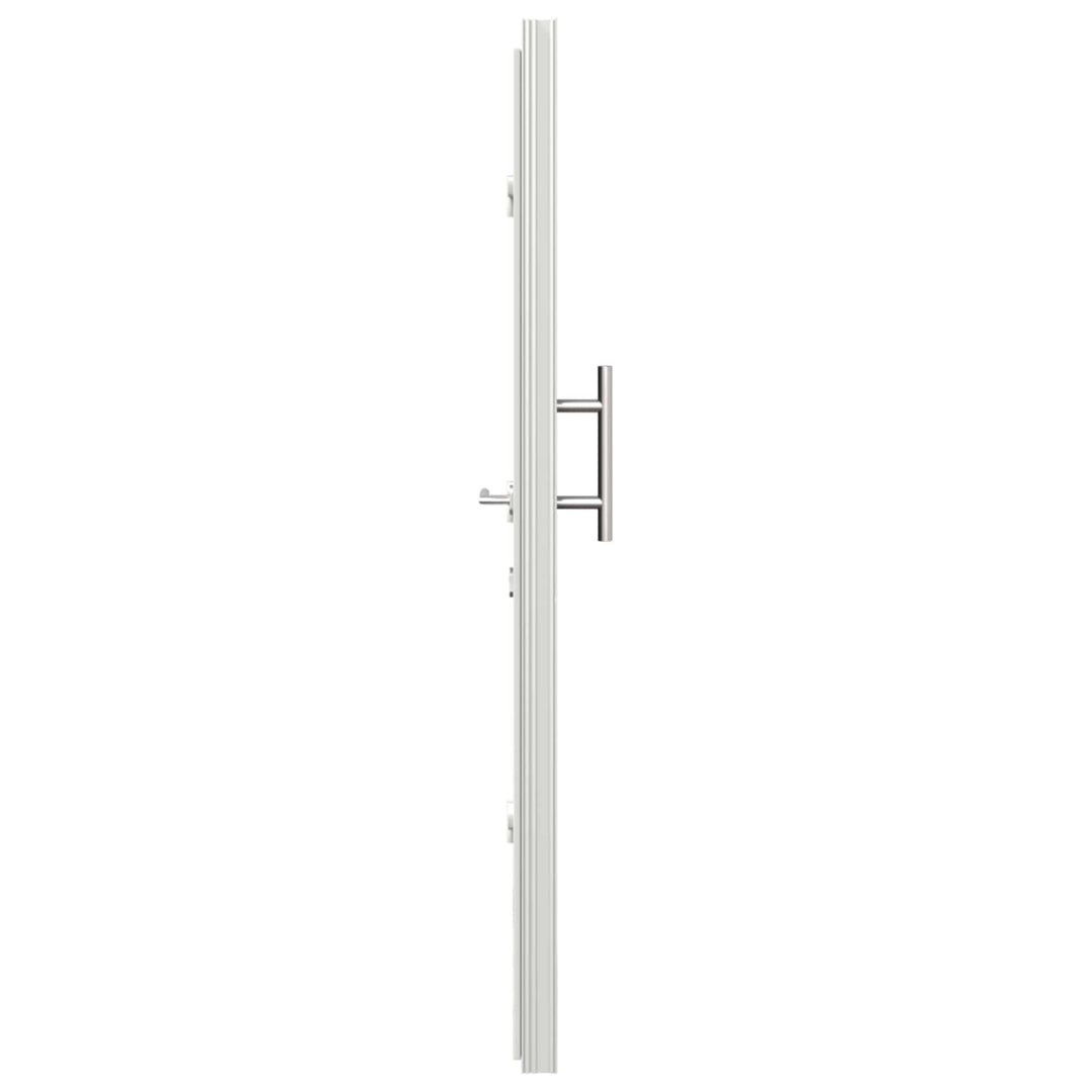 Hoveddør Antracit 98 x 208 cm PVC