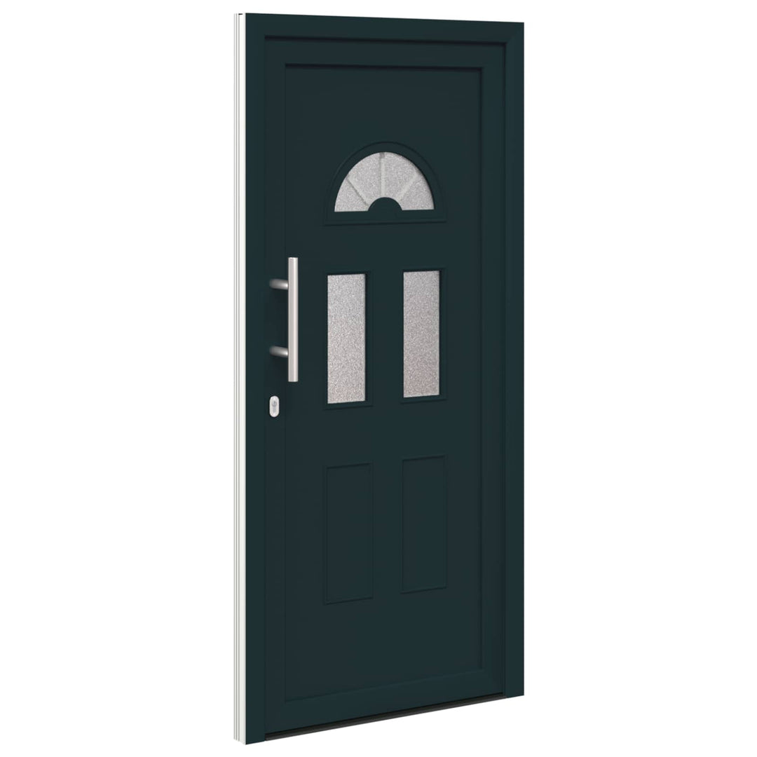 Hoveddør Antracit 110 x 210 cm PVC