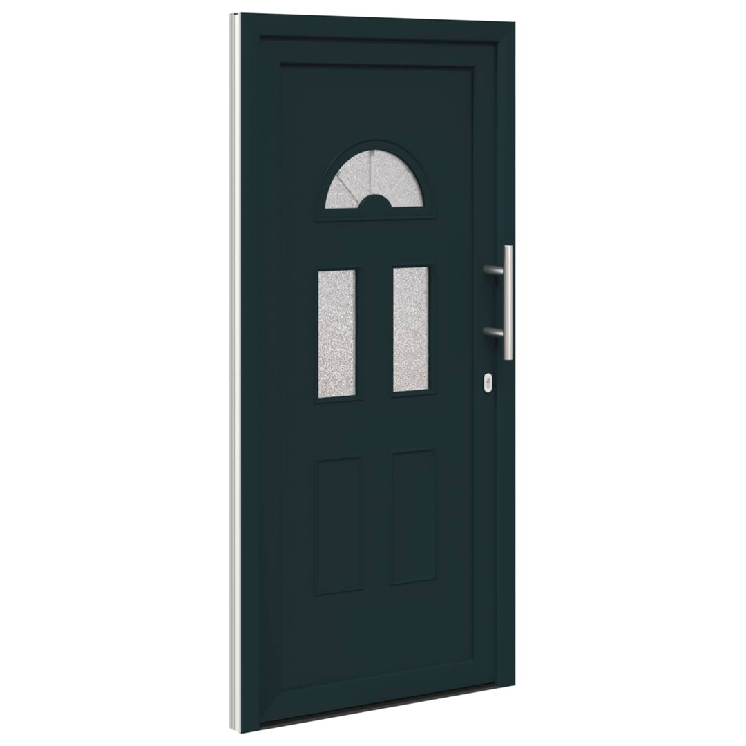 Hoveddør Antracit 110 x 210 cm PVC