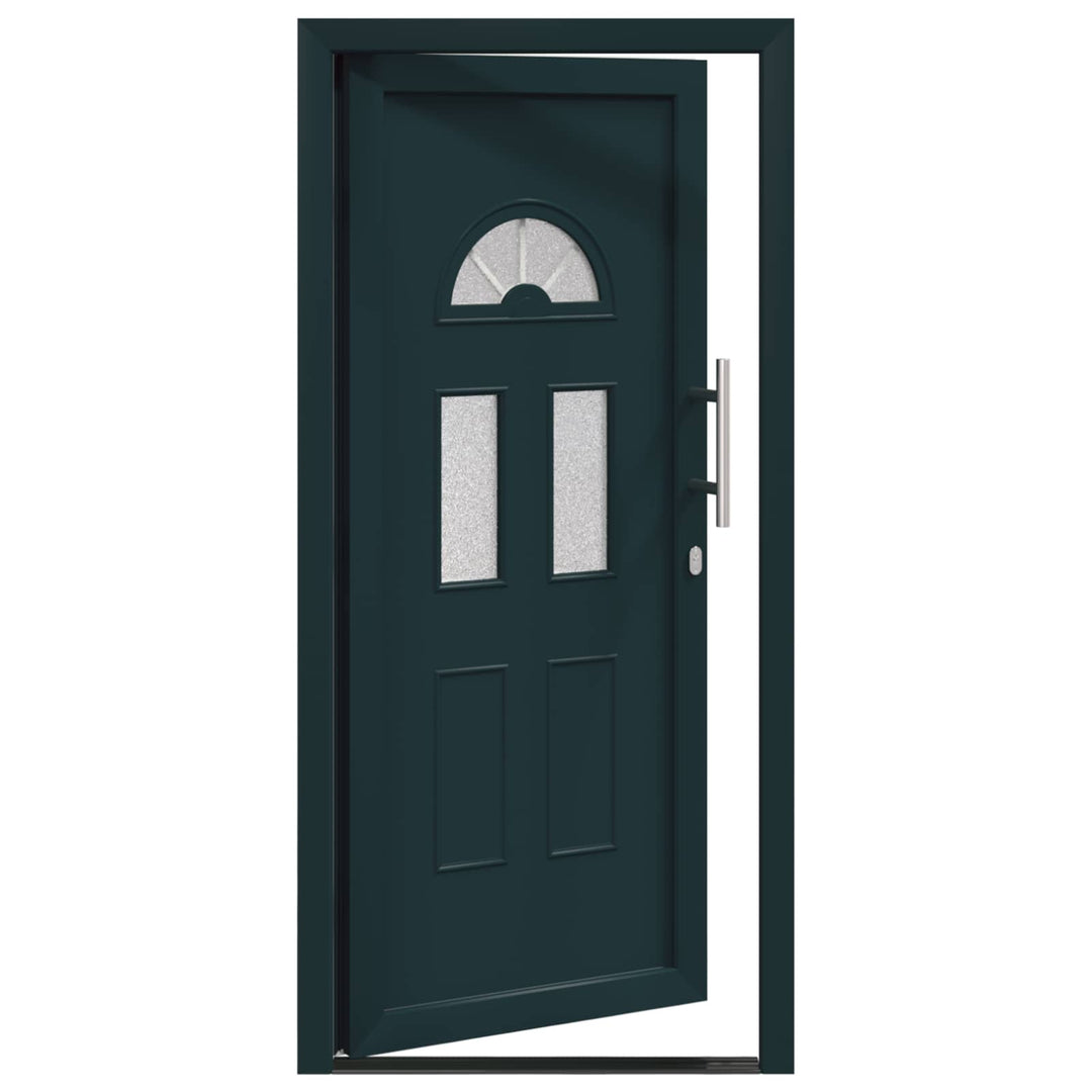 Hoveddør Antracit 110 x 210 cm PVC