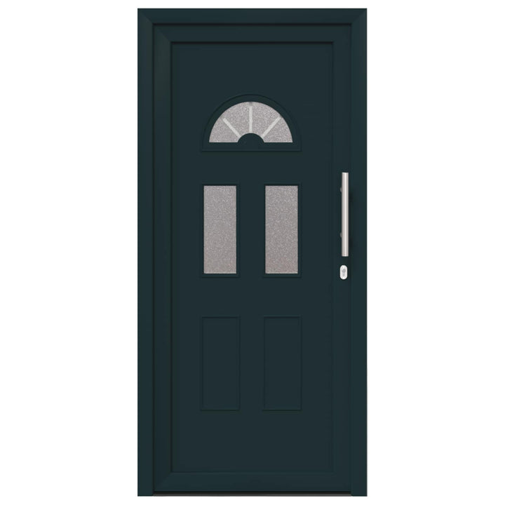 Hoveddør Antracit 110 x 210 cm PVC