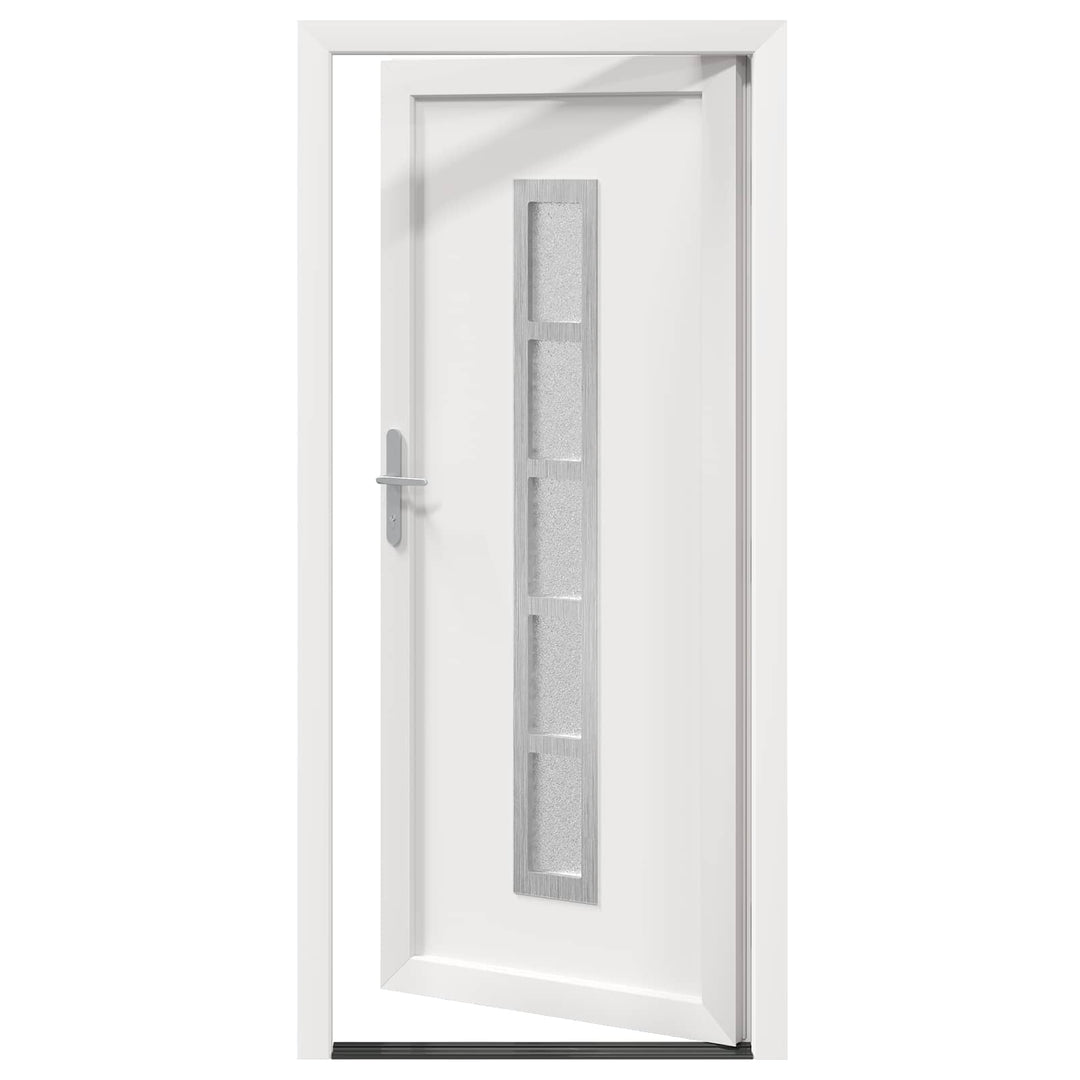 Hoveddør Hvid 88 x 200 cm PVC