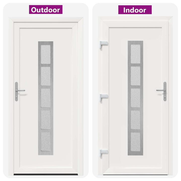 Hoveddør Hvid 88 x 200 cm PVC