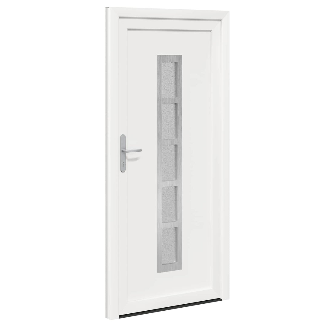 Hoveddør Hvid 108 x 208 cm PVC
