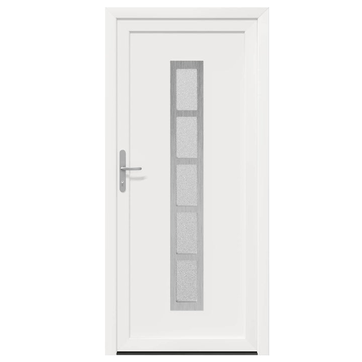 Hoveddør Hvid 108 x 208 cm PVC
