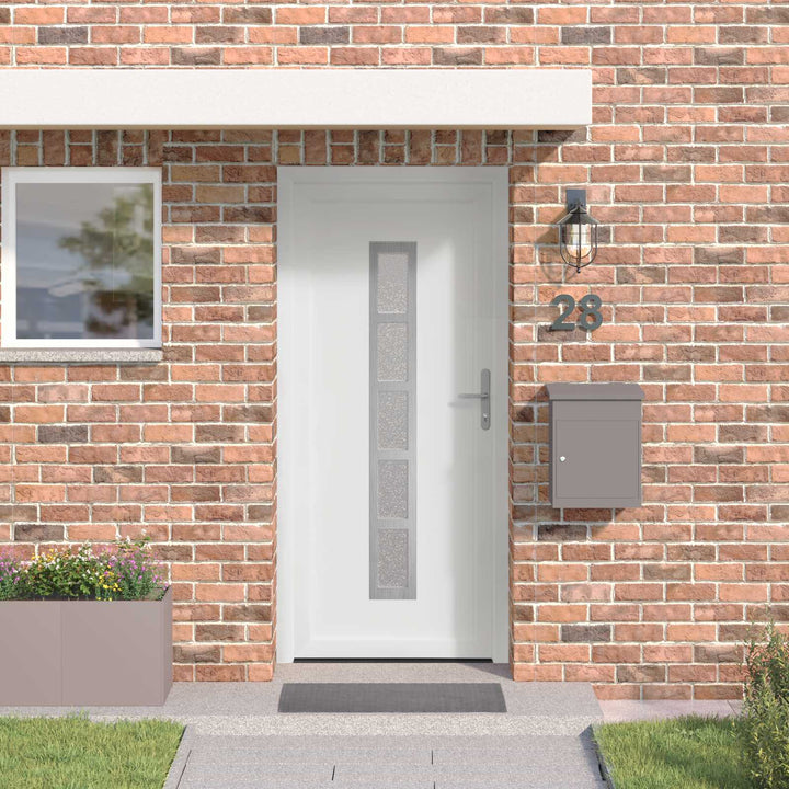 Hoveddør Hvid 98 x 200 cm PVC