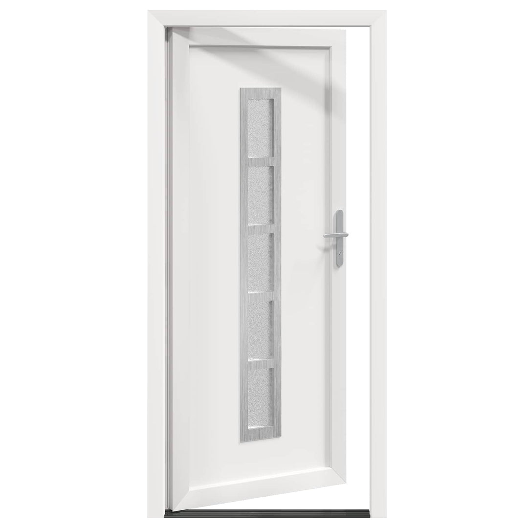 Hoveddør Hvid 98 x 200 cm PVC