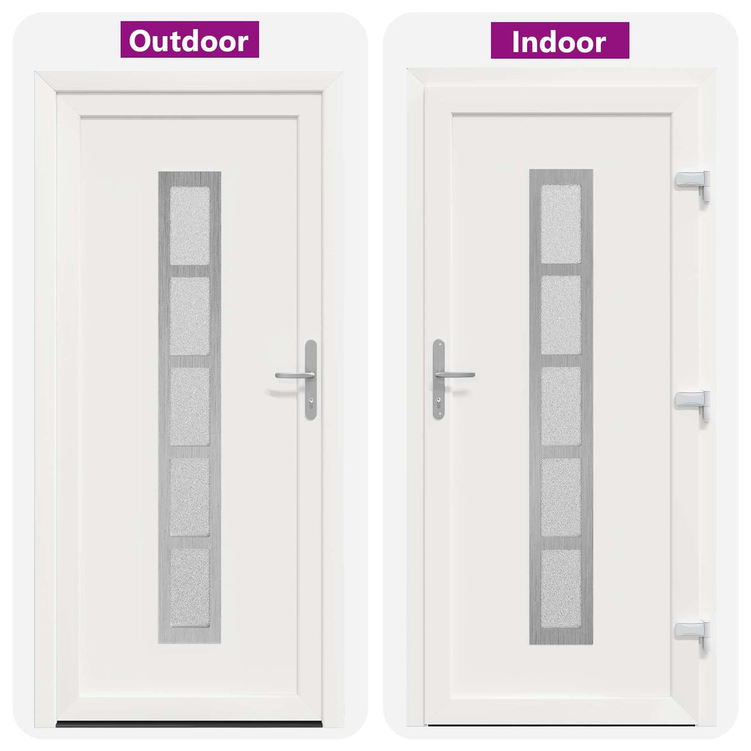 Hoveddør Hvid 98 x 200 cm PVC