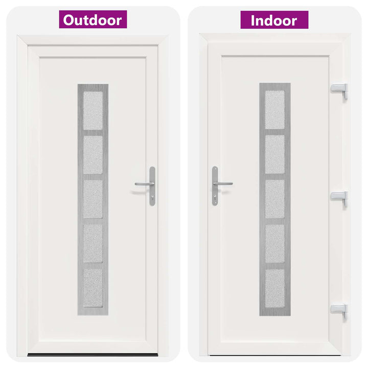 Hoveddør Hvid 98 x 208 cm PVC