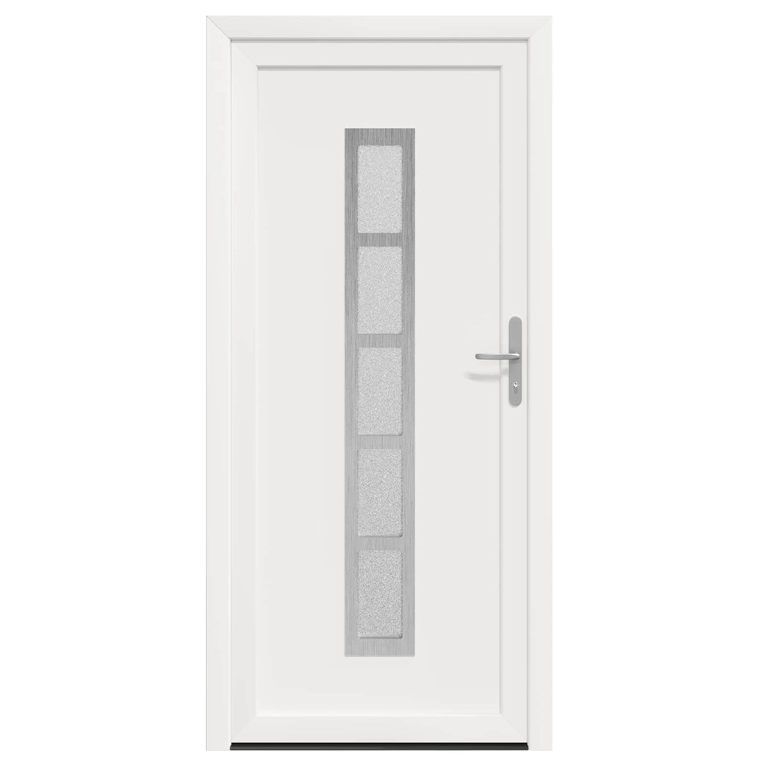 Hoveddør Hvid 108 x 208 cm PVC