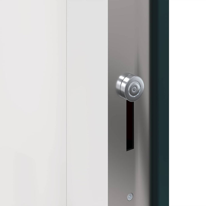 Hoveddør Antracit 88 x 200 cm PVC