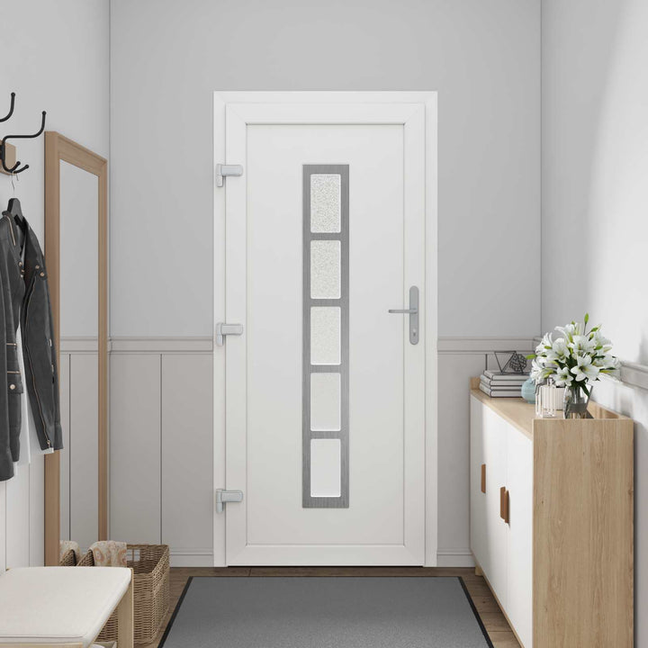 Hoveddør Antracit 98 x 200 cm PVC