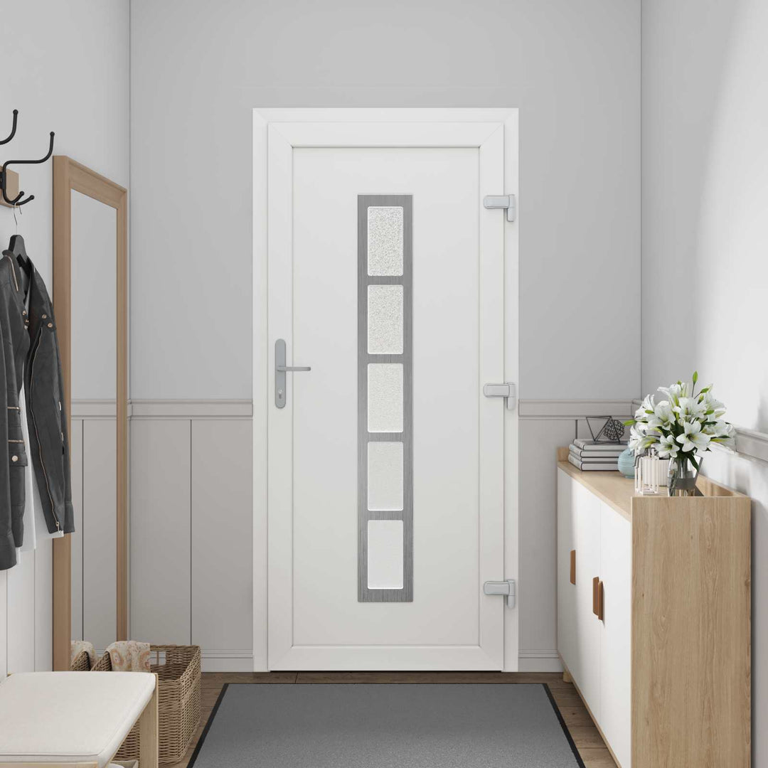 Hoveddør Antracit 98 x 208 cm PVC