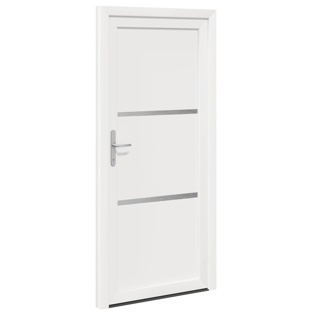 Hoveddør Hvid 88 x 200 cm PVC