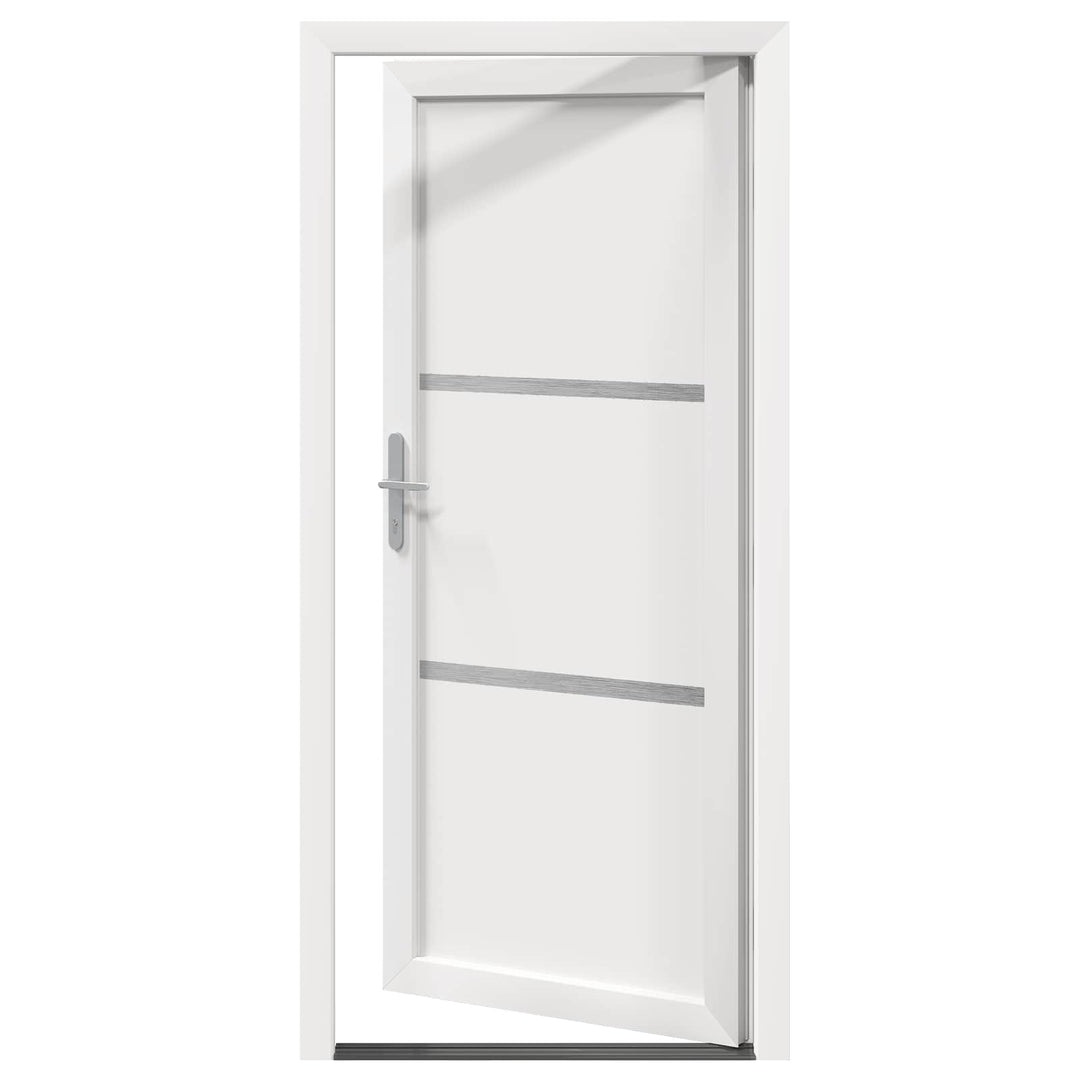 Hoveddør Hvid 88 x 200 cm PVC