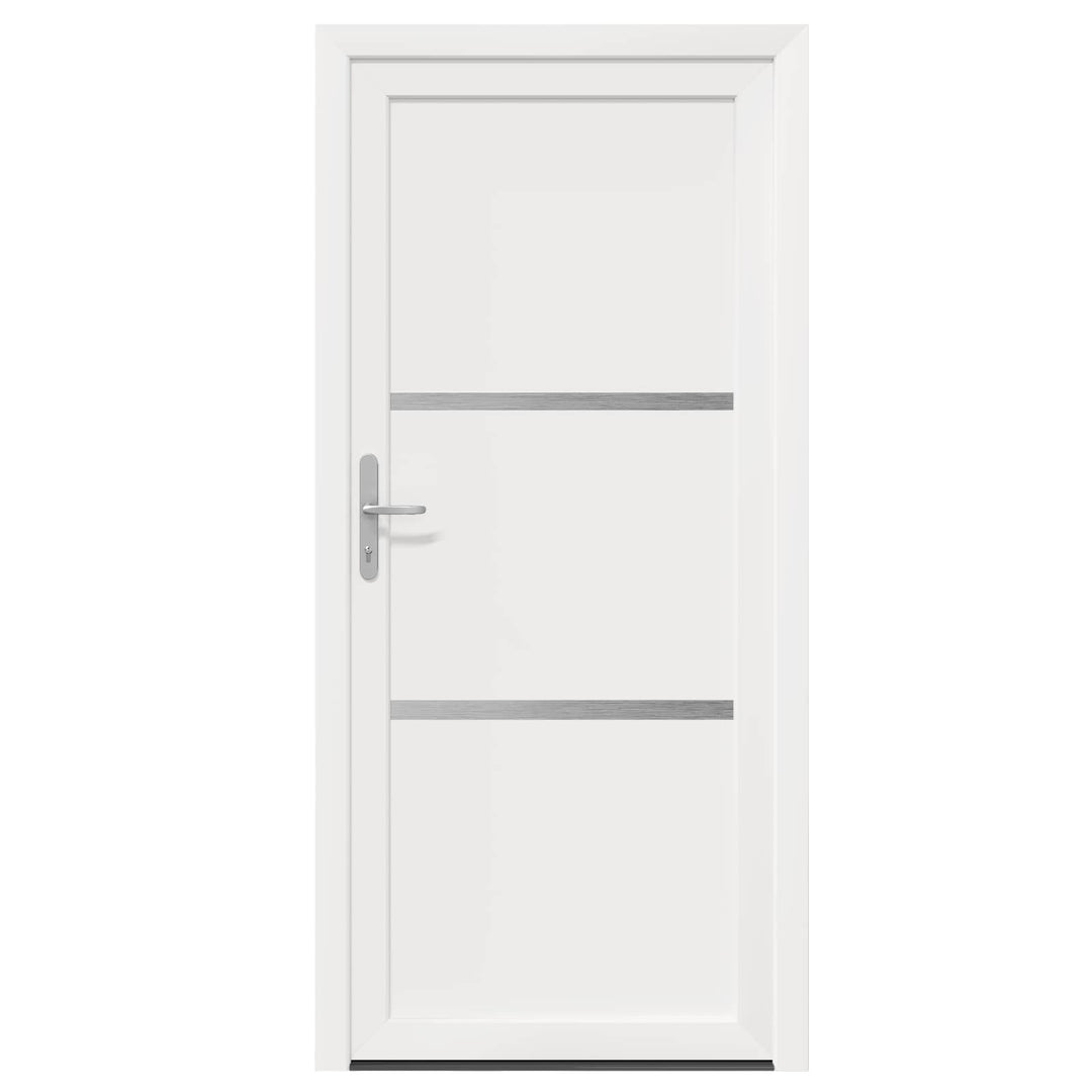 Hoveddør Hvid 98 x 208 cm PVC