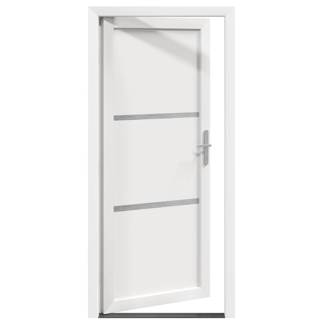 Hoveddør Hvid 88 x 200 cm PVC
