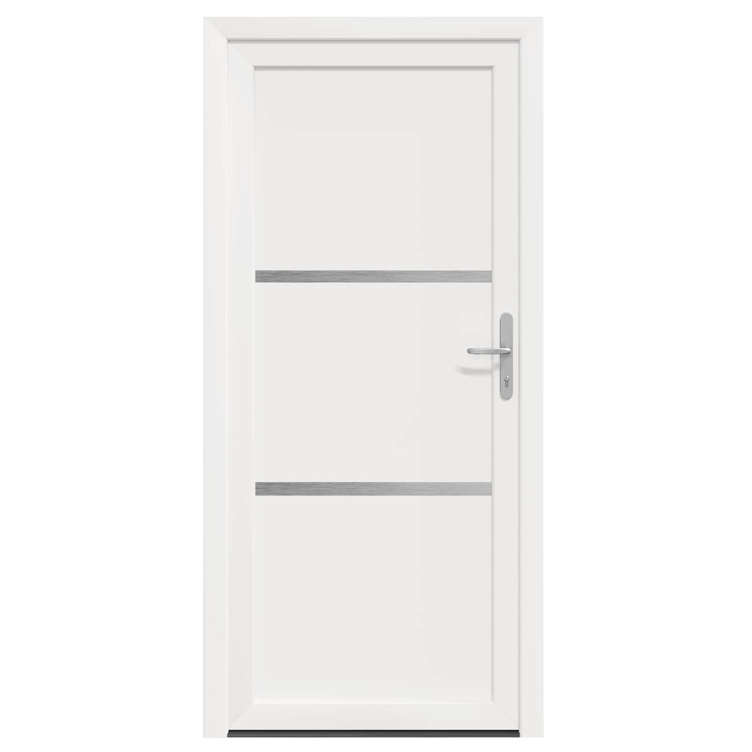 Hoveddør Hvid 88 x 200 cm PVC
