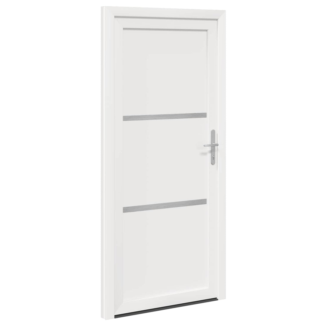 Hoveddør Hvid 98 x 200 cm PVC