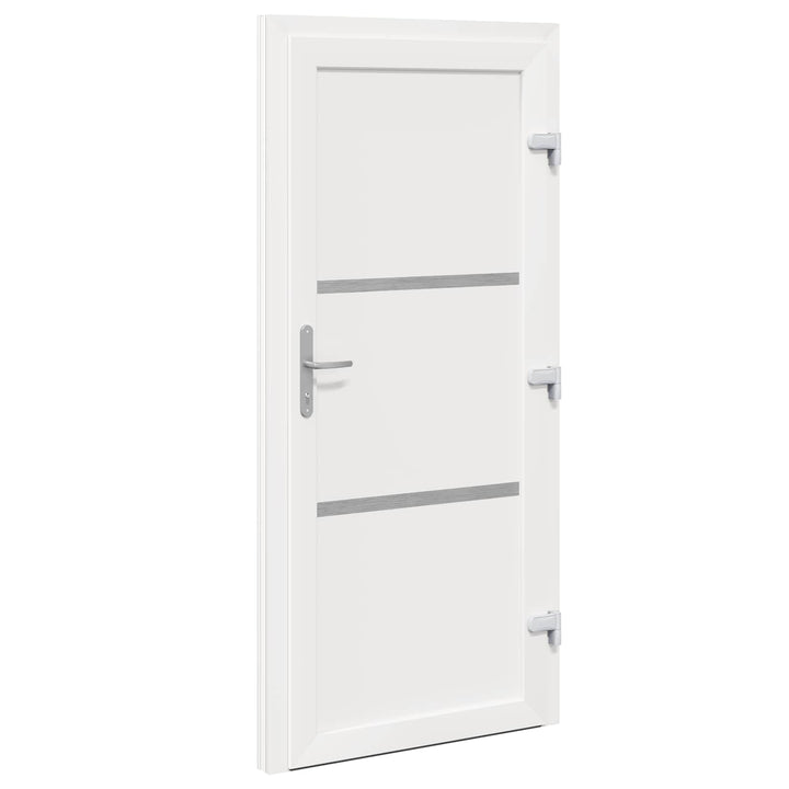 Hoveddør Hvid 98 x 200 cm PVC