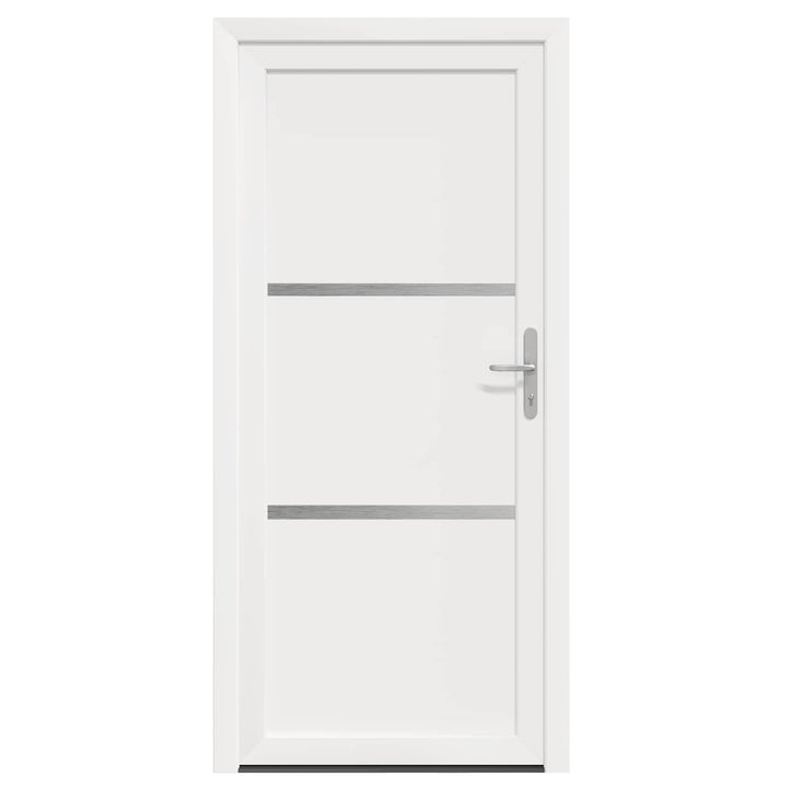 Hoveddør Hvid 98 x 208 cm PVC