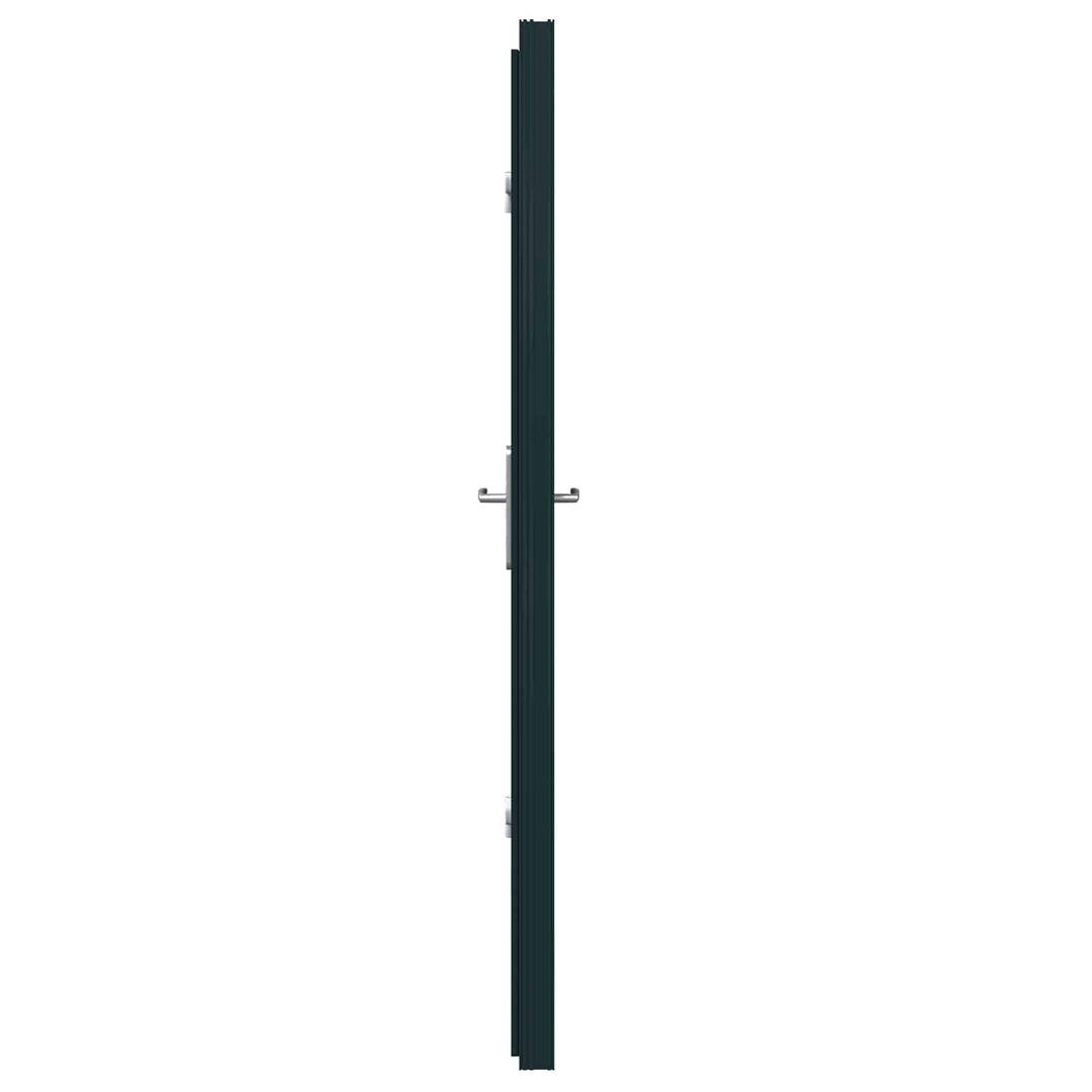Hoveddør Antracit 98 x 200 cm PVC