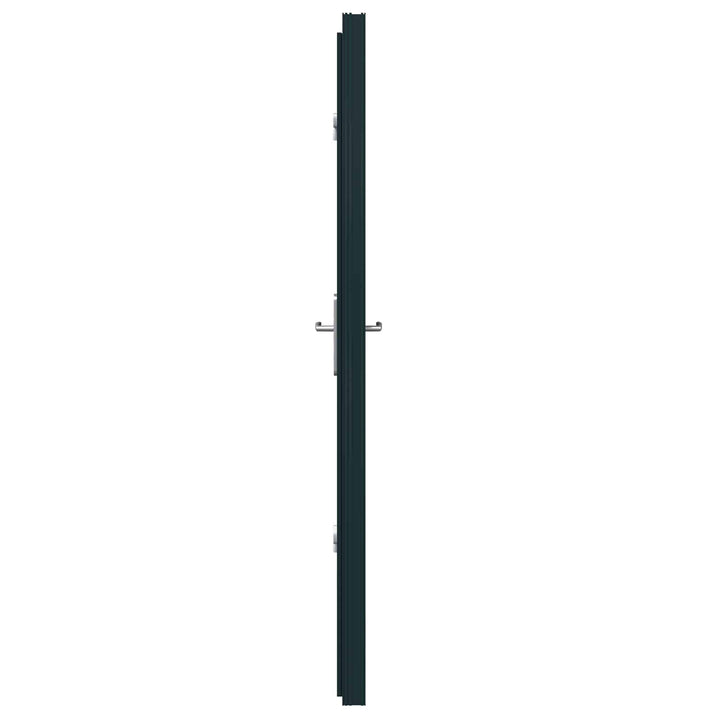 Hoveddør Antracit 98 x 200 cm PVC