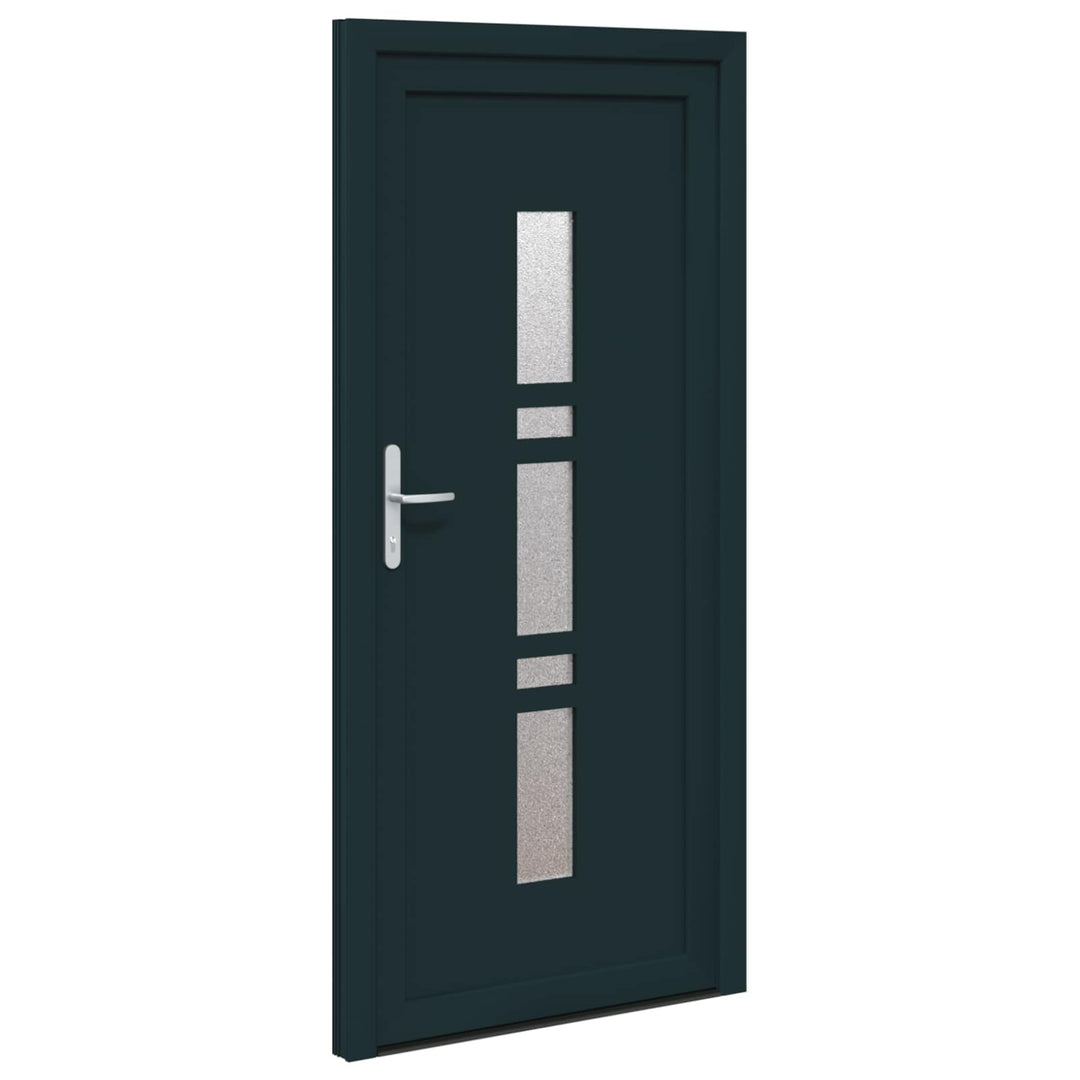 Hoveddør Antracit 108 x 208 cm PVC