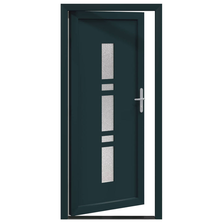 Hoveddør Antracit 88 x 200 cm PVC