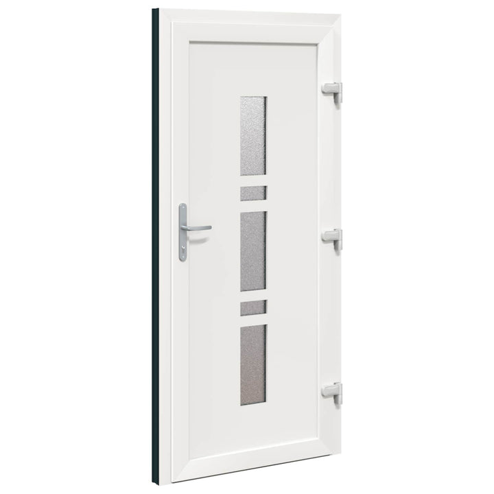 Hoveddør Antracit 98 x 208 cm PVC