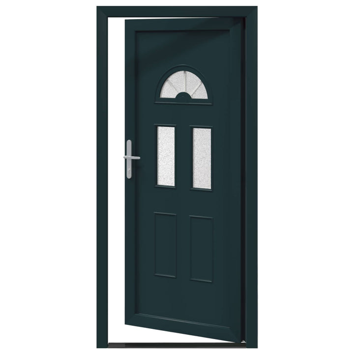 Hoveddør Antracit 98 x 208 cm PVC