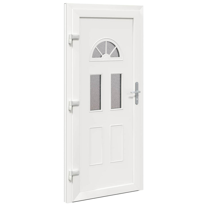 Hoveddør Antracit 98 x 208 cm PVC