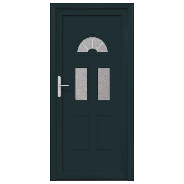Hoveddør Antracit 110 x 210 cm PVC
