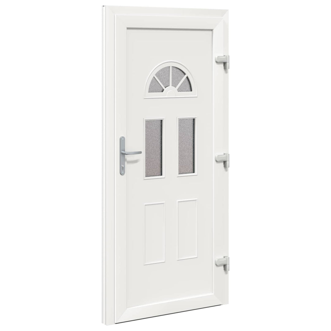 Hoveddør Antracit 98 x 198 cm PVC