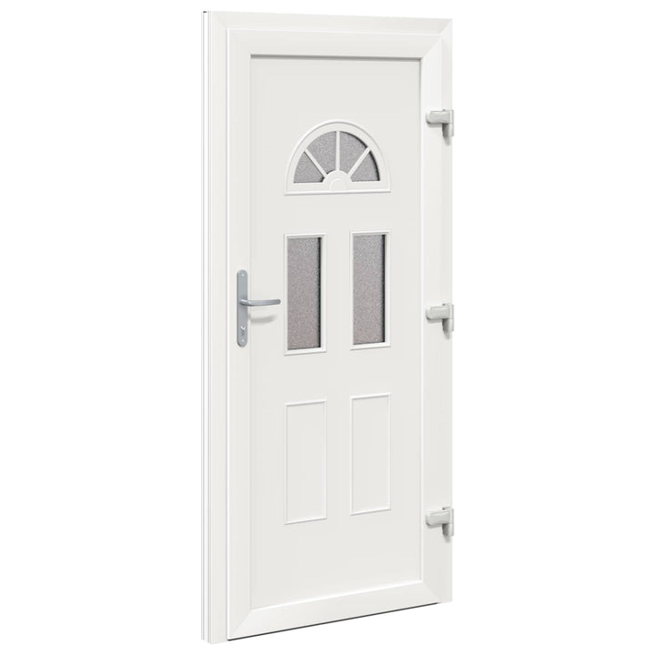Hoveddør Antracit 98 x 198 cm PVC