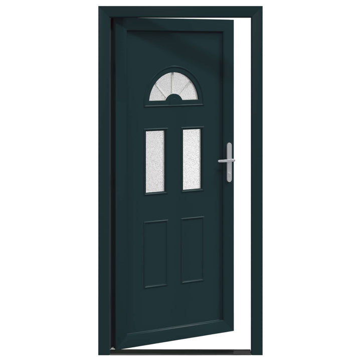 Hoveddør Antracit 110 x 210 cm PVC