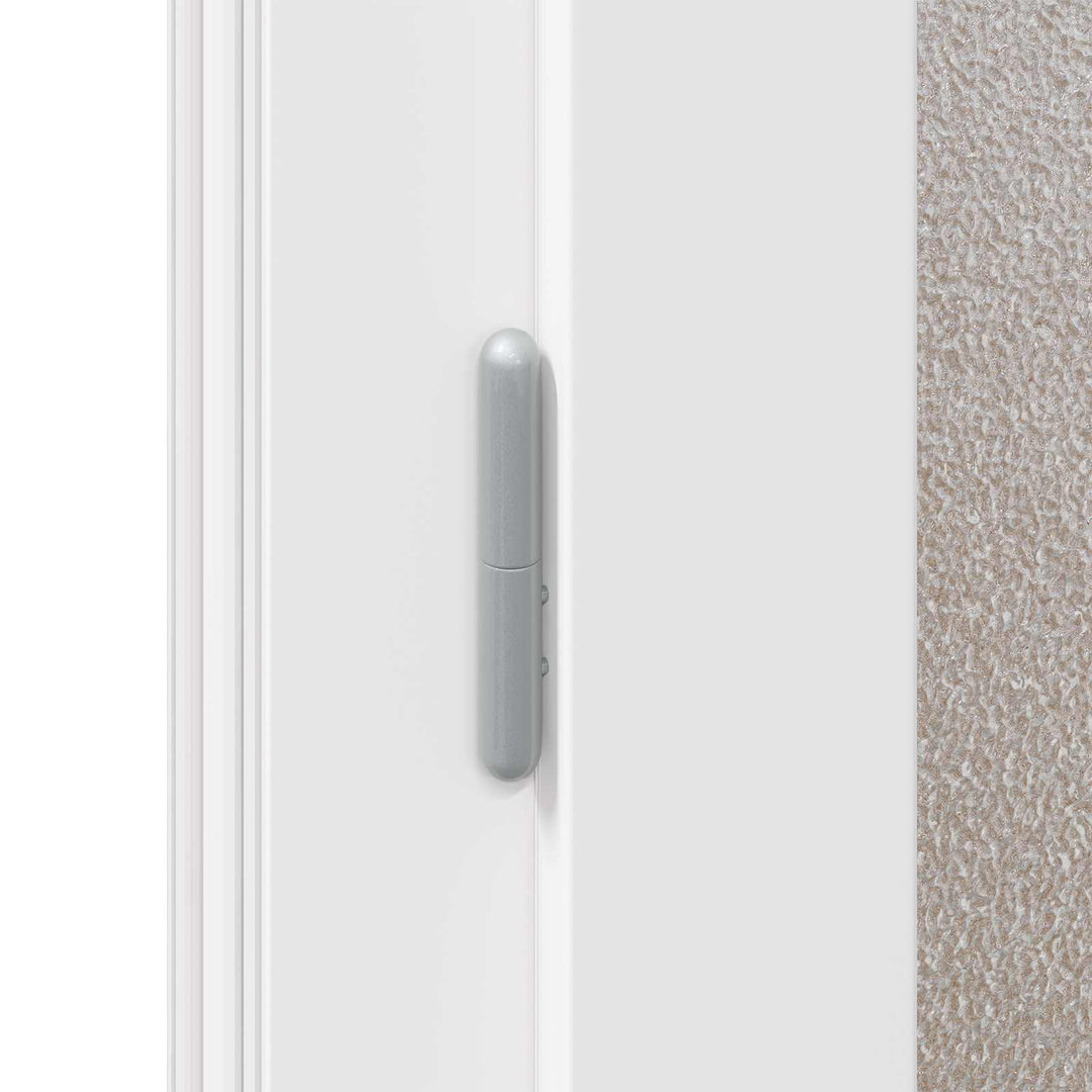 Sideskabsdør Antracit 98 x 198 cm PVC