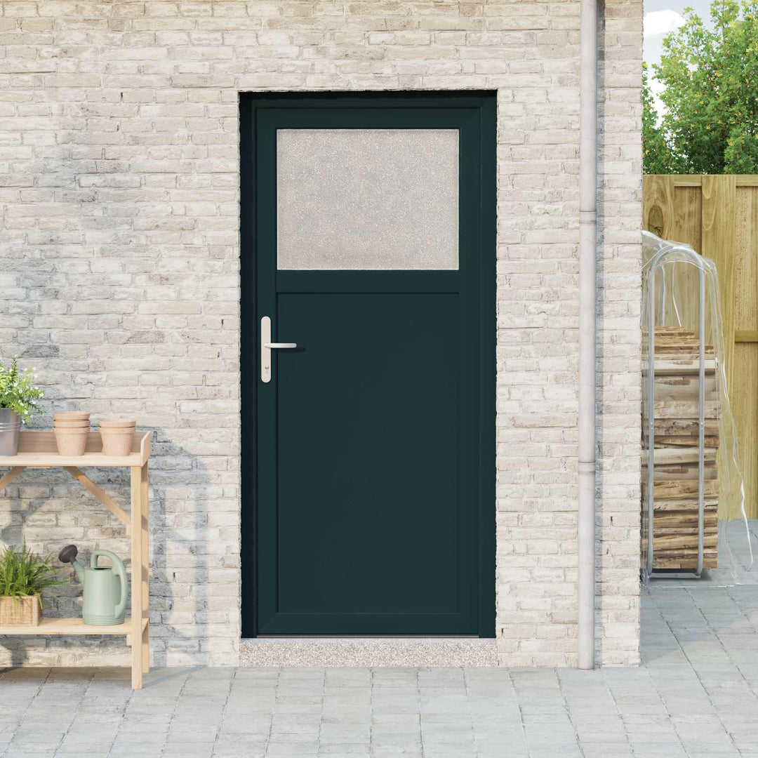Sideskabsdør Antracit 98 x 198 cm PVC