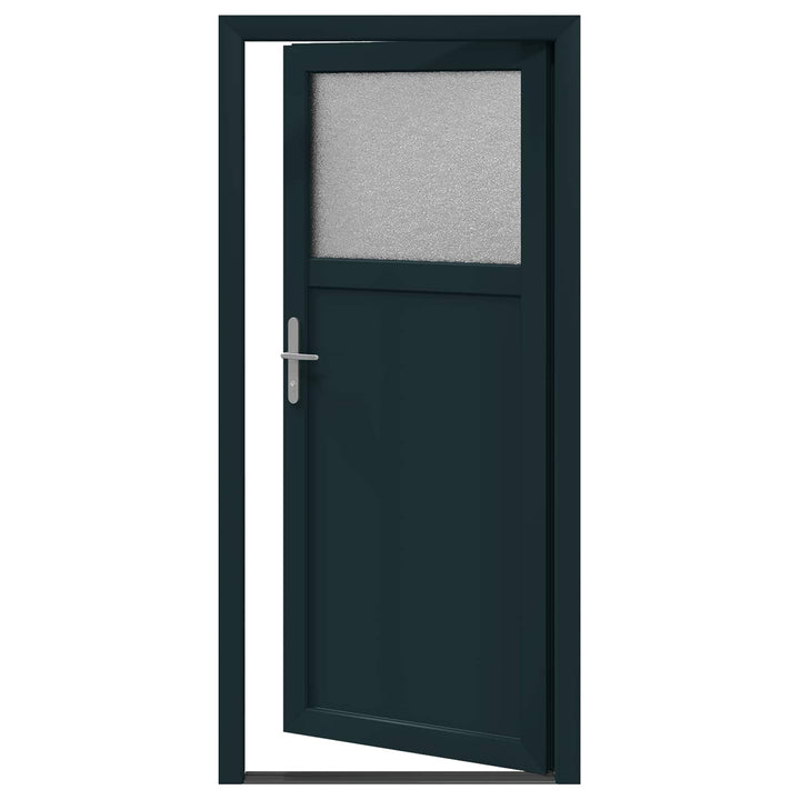 Sideskabsdør Antracit 98 x 198 cm PVC