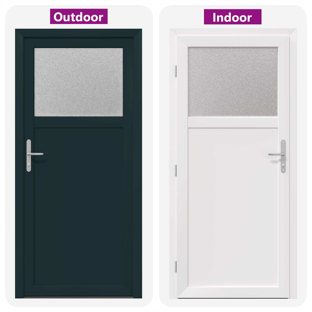 Sideskabsdør Antracit 88 x 198 cm PVC