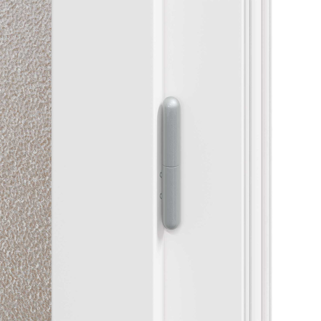 Sideskabsdør Antracit 98 x 198 cm PVC