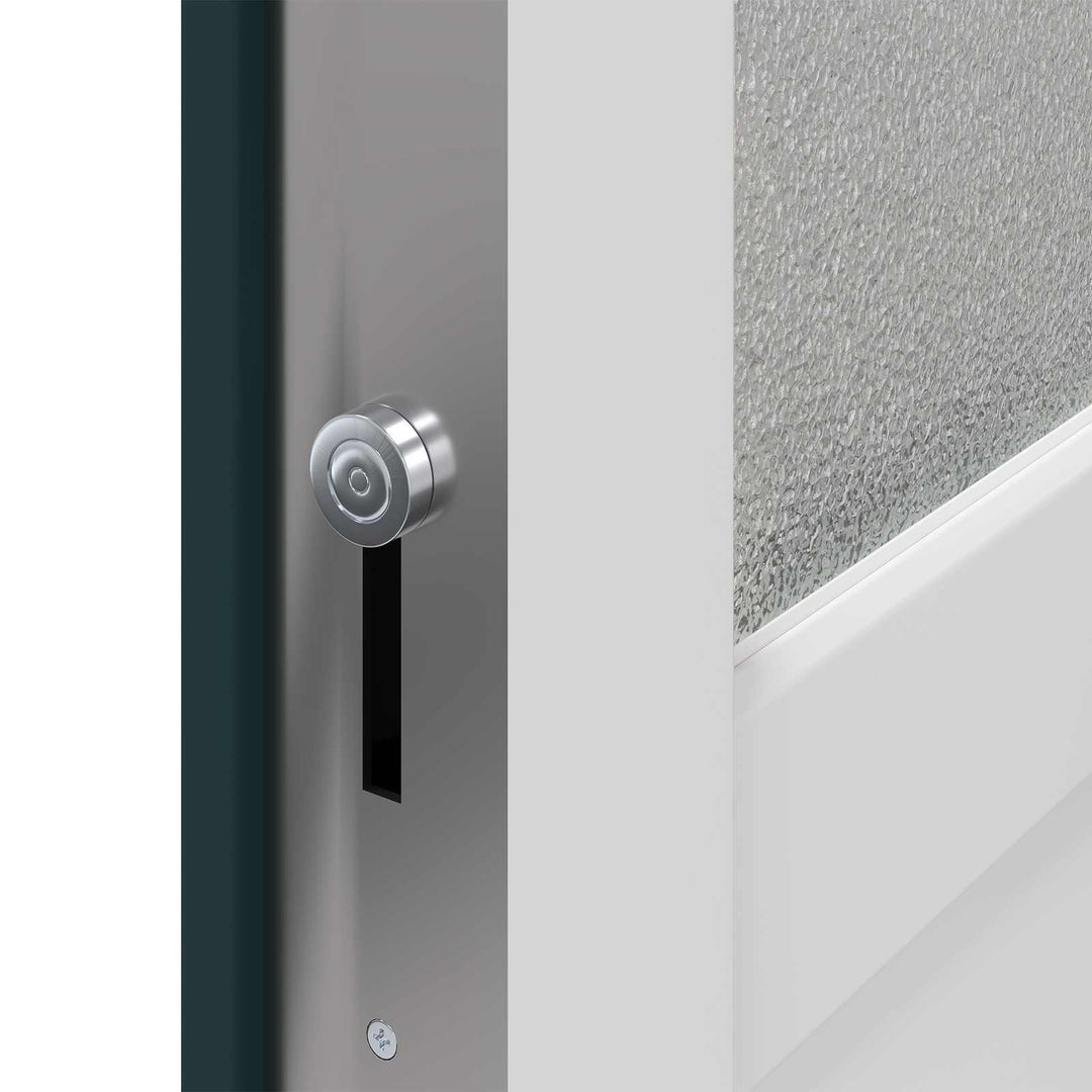 Sideskabsdør Antracit 98 x 198 cm PVC