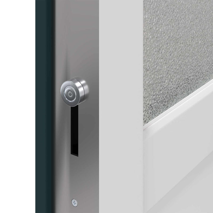 Sideskabsdør Antracit 98 x 198 cm PVC