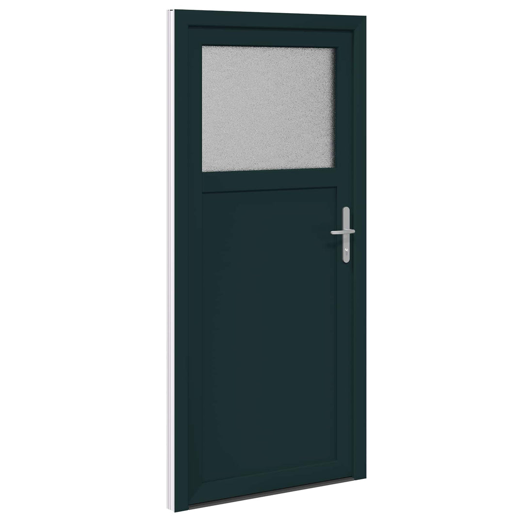 Sideskabsdør Antracit 98 x 198 cm PVC