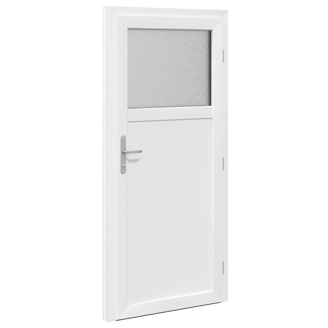 Sideskabsdør Antracit 98 x 198 cm PVC