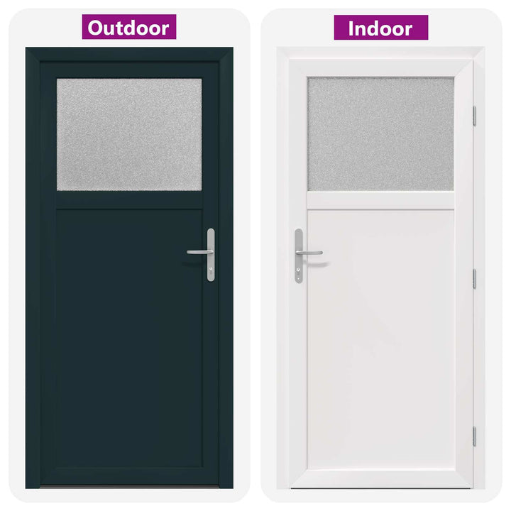 Sideskabsdør Antracit 98 x 198 cm PVC