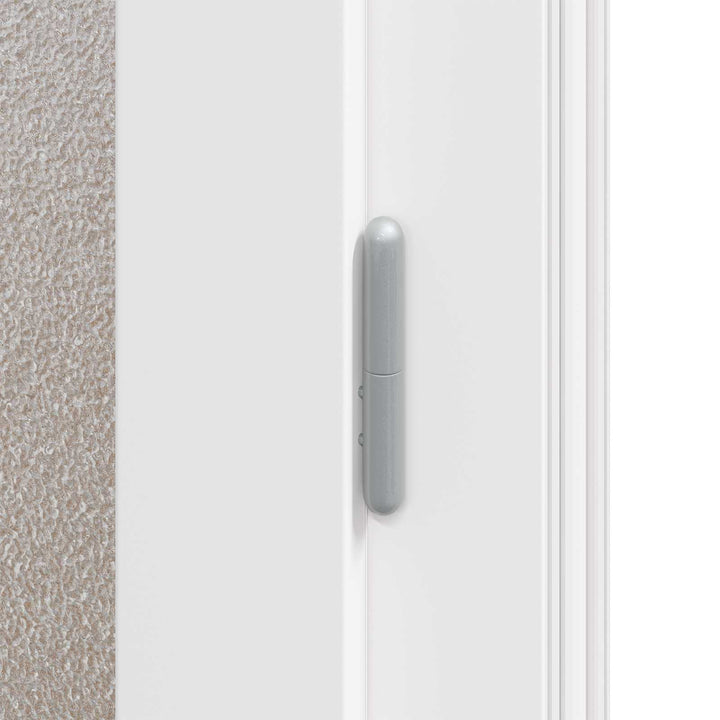 Sideskabsdør Antracit 88 x 198 cm PVC