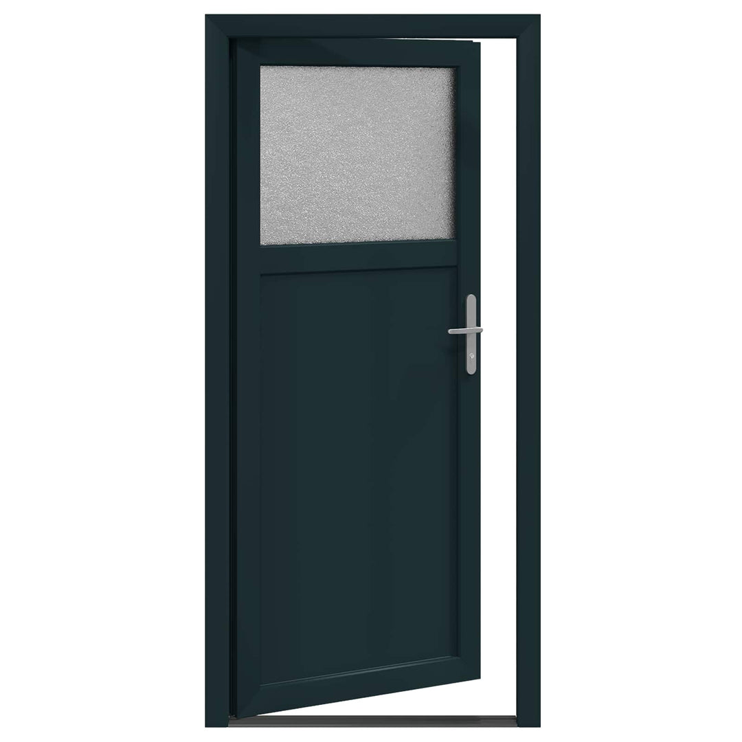 Sideskabsdør Antracit 88 x 198 cm PVC